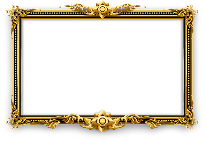 gold frame border picture